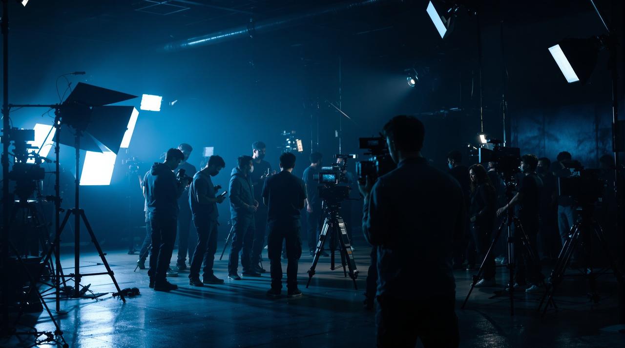 农民影视制作现场